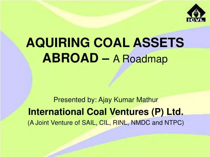 aquiring coal assets abroad a roadmap