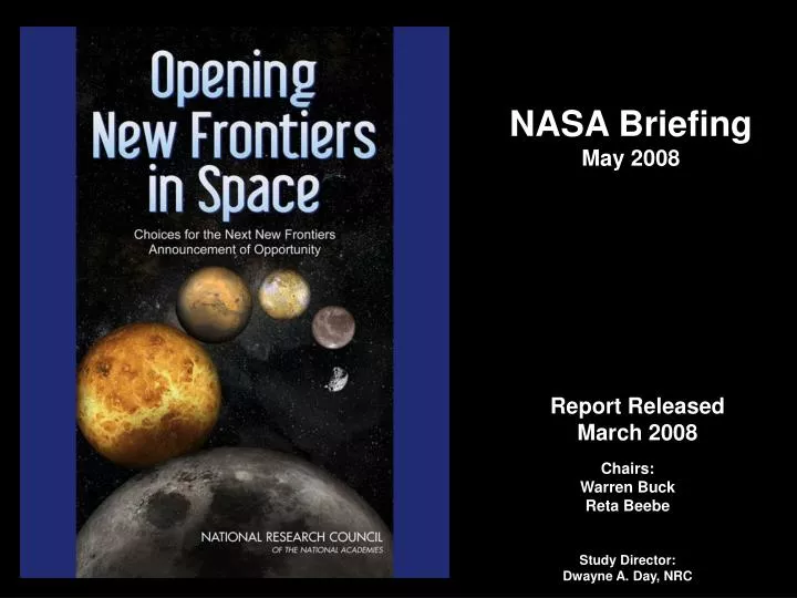 nasa briefing may 2008