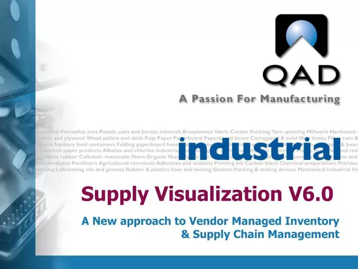 a new approach to vendor managed inventory supply chain management