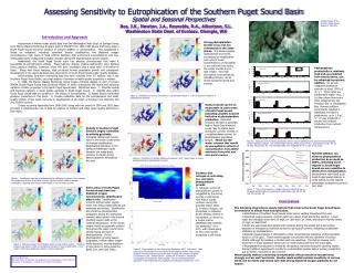 Assessing Sensitivity to Eutrophication of the Southern Puget Sound Basin