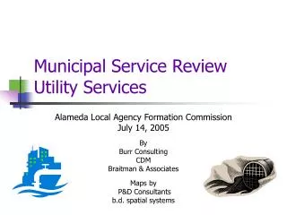 Municipal Service Review Utility Services