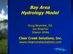Bay Area Hydrology Model - slide 1