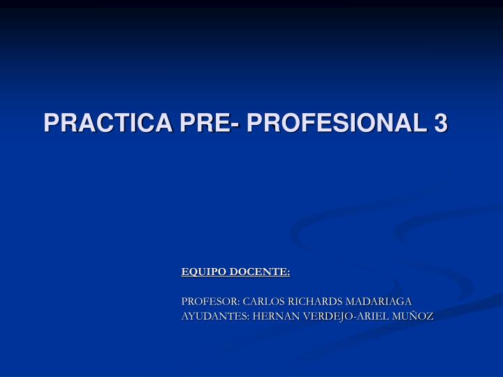 practica pre profesional 3