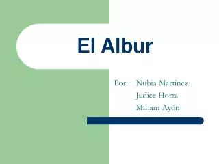 El Albur