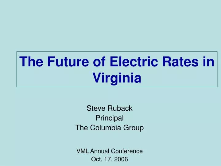 the future of electric rates in virginia