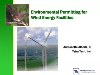 Environmental Permitting for Wind Energy Facilities