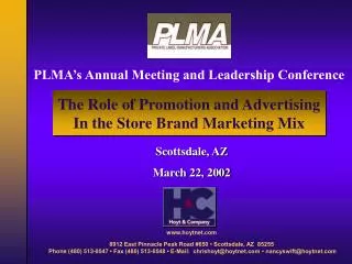 PLMA’s Annual Meeting and Leadership Conference