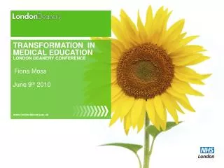 TRANSFORMATION IN MEDICAL EDUCATION