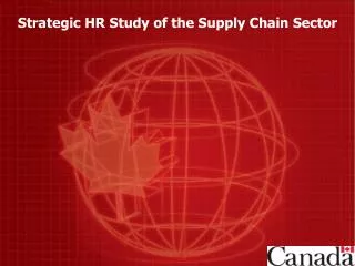 Strategic HR Study of the Supply Chain Sector