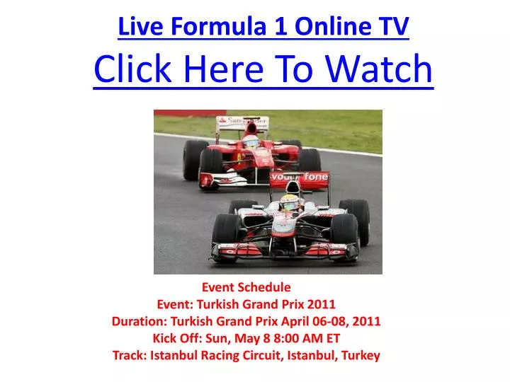 live formula 1 online tv click here to watch
