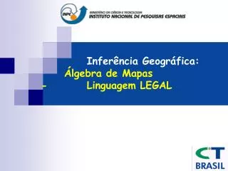 infer ncia geogr fica lgebra de mapas linguagem legal