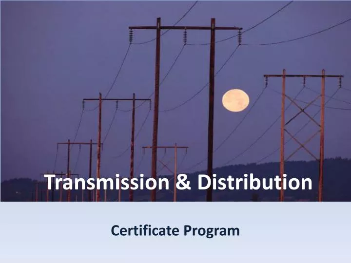 transmission distribution
