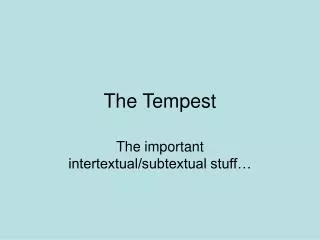 The Tempest