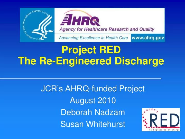 project red the re engineered discharge