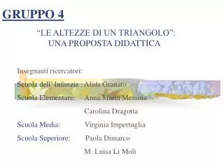 gruppo 4