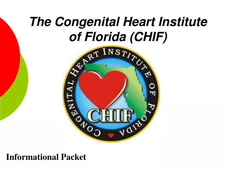 the congenital heart institute of florida chif