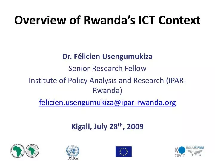 overview of rwanda s ict context