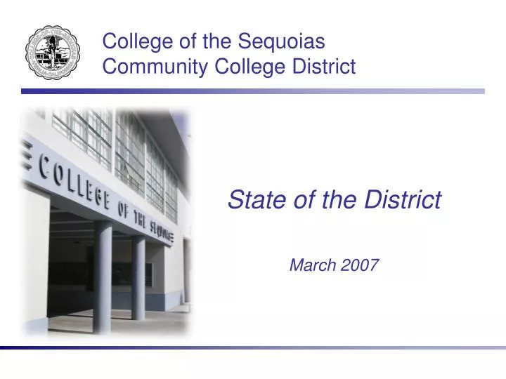 college of the sequoias community college district