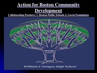 Action for Boston Community Development Collaborating Partners: 1. Boston Public Schools 2. Gavin Foundation