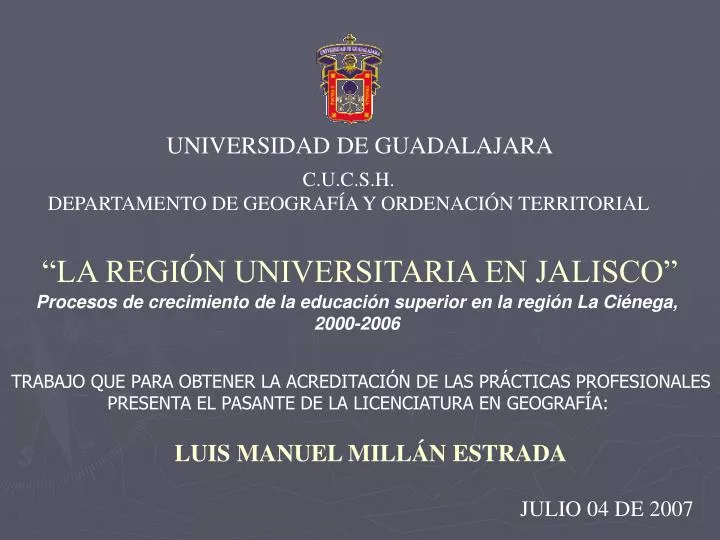 universidad de guadalajara