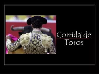 corrida de toros