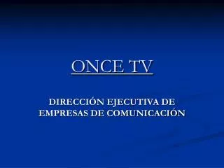 once tv