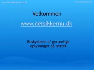 velkommen