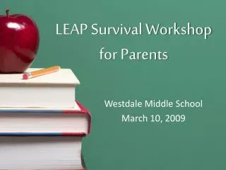 LEAP Survival Workshop for Parents