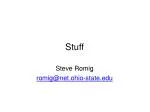 Stuff - slide 1