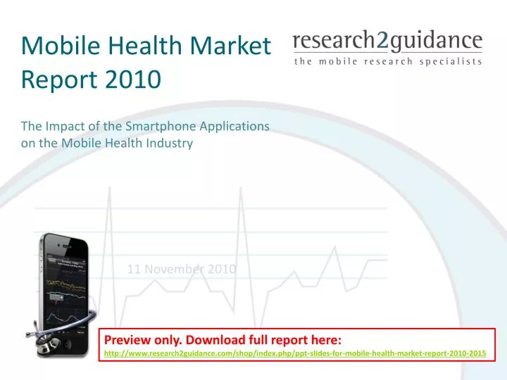 mobile health market report 2010
