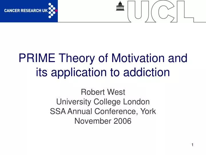 prime theory of motivation and its application to addiction