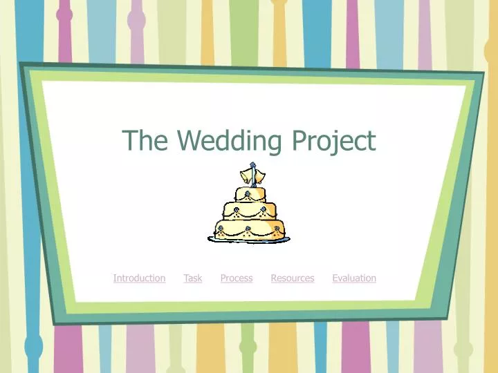 the wedding project