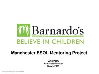 Manchester ESOL Mentoring Project