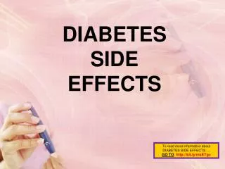 diabetes side effects