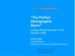 “The Perfect Demographic Storm” - slide 1