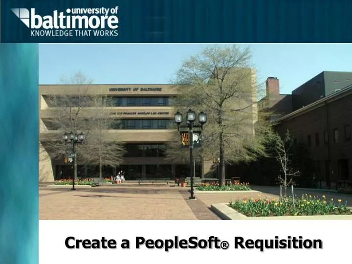 create a peoplesoft requisition