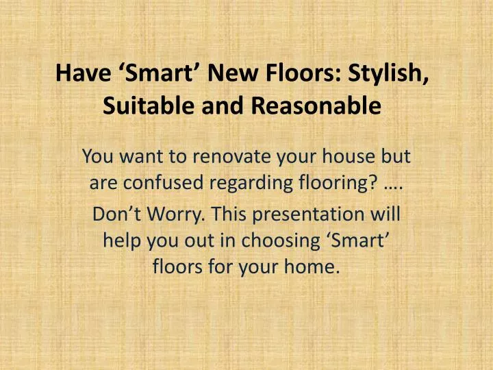 have smart new floors stylish suitable and reasonable