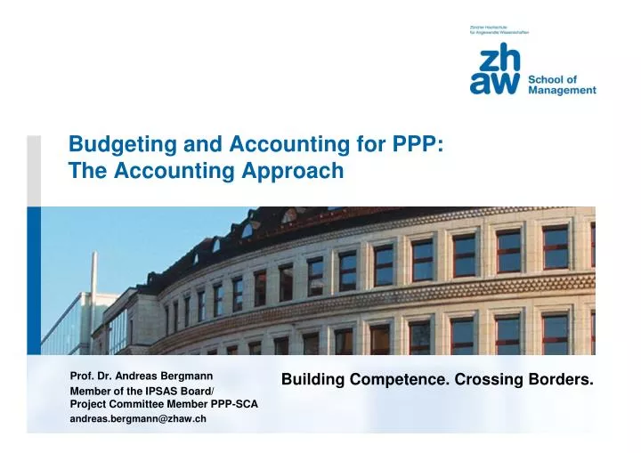 budgeting and accounting for ppp the accounting approach
