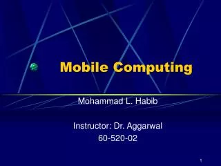 Mobile Computing