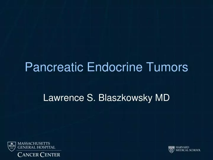pancreatic endocrine tumors
