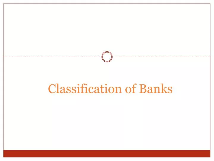 classification of banks