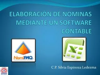 elaboraci n de nominas mediante un software contable