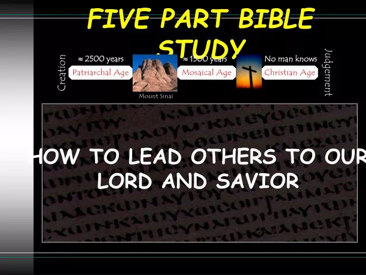 five part bible study