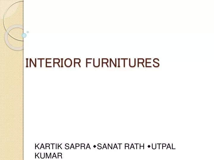 interior furnitures