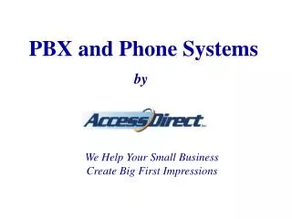 PBX and Phone Systems