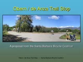 Obern / de Anza Trail Stop