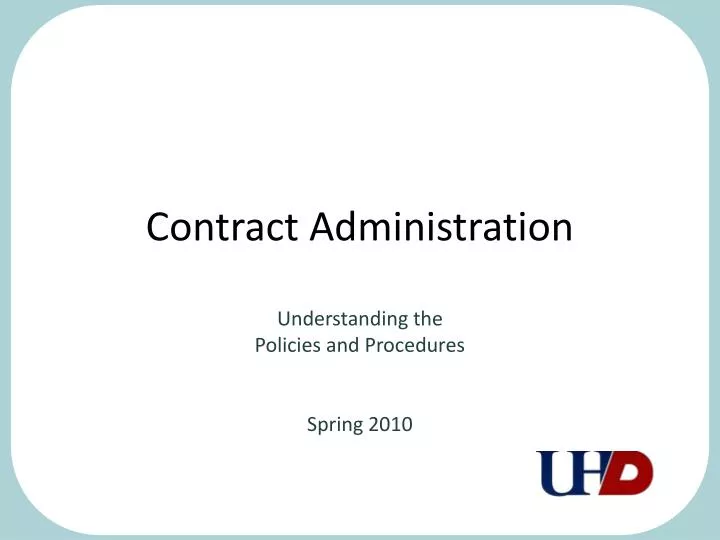 contract administration