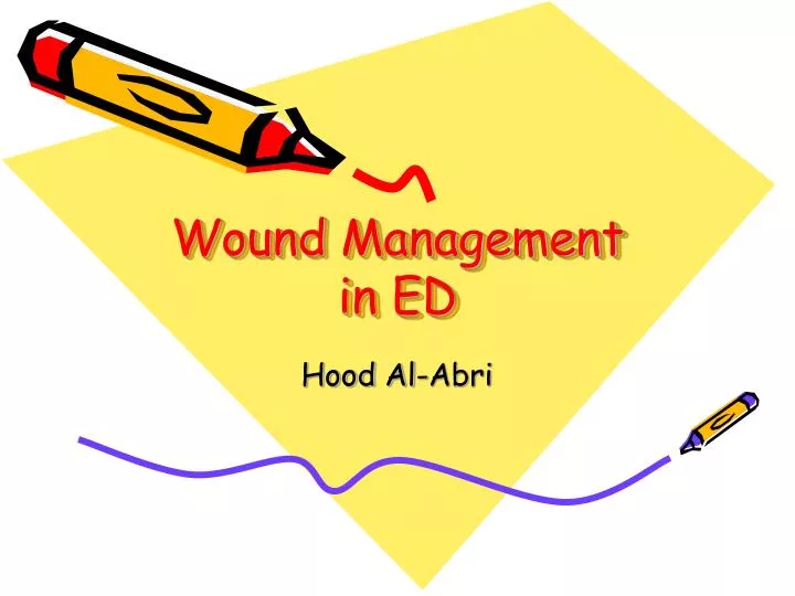 wound management in ed