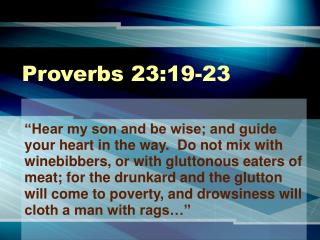 Proverbs 23:19-23