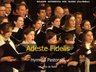 adeste fidelis